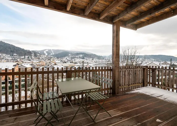 K1, Appartement Avec Grande Terrasse Et Vue Pistes